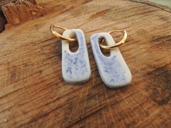 Boucles d'oreilles Bleu précieux